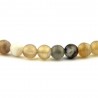 Collier lithothérapie pierre semi précieuse Agate Botswana naturelle