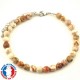 Bracelet Agate Crazy Lace en Pierre Boule 6 mm