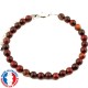 Bracelet Jaspe Bréchique en Pierre Boule 6 mm