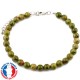 Bracelet Unakite en Pierre Boule de 6 mm Extra