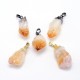Pendentif en pierre naturelle Citrine pépite