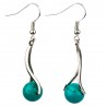 Boucles d'oreilles Balançoire en Turquoise