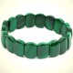 Bracelet pierre Malachite naturelle plaquette