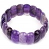 Bracelet pierre semi précieuse naturelle Améthyste. Bijoux minéraux