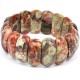 Bracelet pierre Agate naturelle plaquette facettée