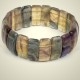Bracelet pierre Fluorite naturelle plaquette