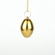 Pendule Réservoir Ovale doré à l'or fin