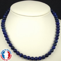 Collier Boules 8mm en Lapis Lazuli