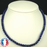 Collier Boules 6mm en Lapis Lazuli Qualité A