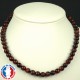 Collier Oeil de Taureau en Pierre Boule 8 mm