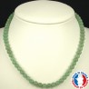 Collier Aventurine Verte en Pierre Boule 6 mm