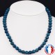 Collier Agate Crazy Lace en pierre naturelle boule 8 mm