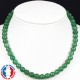 Collier Aventurine Verte en Pierre Boule 8 mm