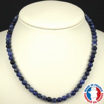 Collier Boules de 6mm en Sodalite