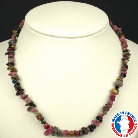 Collier Baroque en Tourmaline Multicolore de 45 ou 90cm
