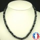 Collier Obsidienne Mouchetée en pierre Boule 6 mm