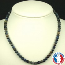 Collier Boules de 6mm en Sodalite