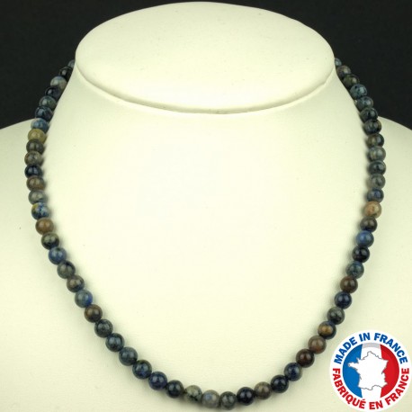 Collier Boules de 6mm en Sodalite
