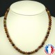 Collier Agate Veines de Dragon en pierre naturelle boule 6 mm