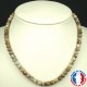 Collier Agate Crazy Lace en pierre naturelle boule 6 mm