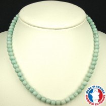Collier Boules 6mm en Amazonite Qualité A
