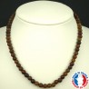 Collier Boules 6mm en Ambre naturel véritable