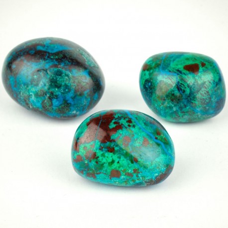 Galet pierre semi précieuse Chrysocolle naturelle roulée Extra