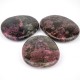 Pierre naturelle Rhodonite roulée Galet plat Extra