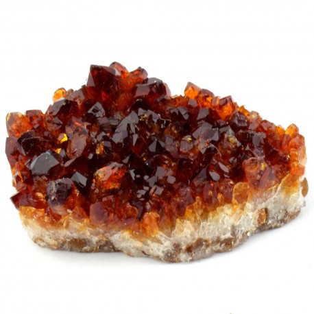 Pierre lithothérapie brute Citrine naturelle. Minéraux Cristaux bruts