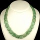 Collier en pierre naturelle Aventurine Verte Carrée