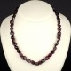 Collier en pierre naturelle Grenat Rouge roulée qualité A