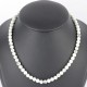 Collier Howlite en Pierre Boule 6 mm